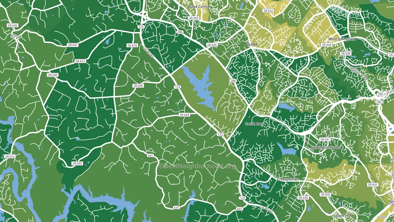 22039, VA block-group voter-turnout map
