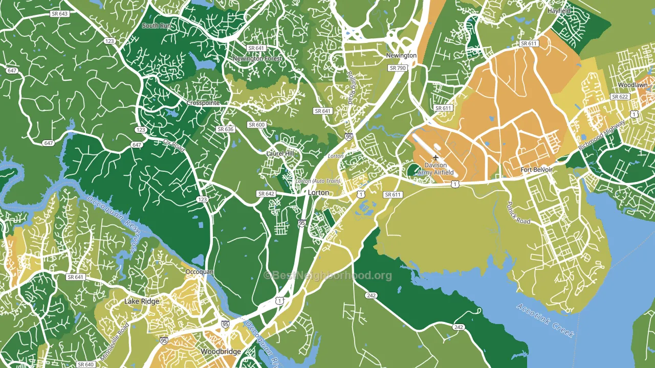 22079, VA block-group voter-turnout map