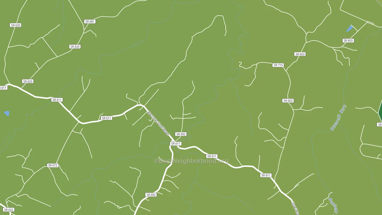 22433, VA block-group voter-turnout map