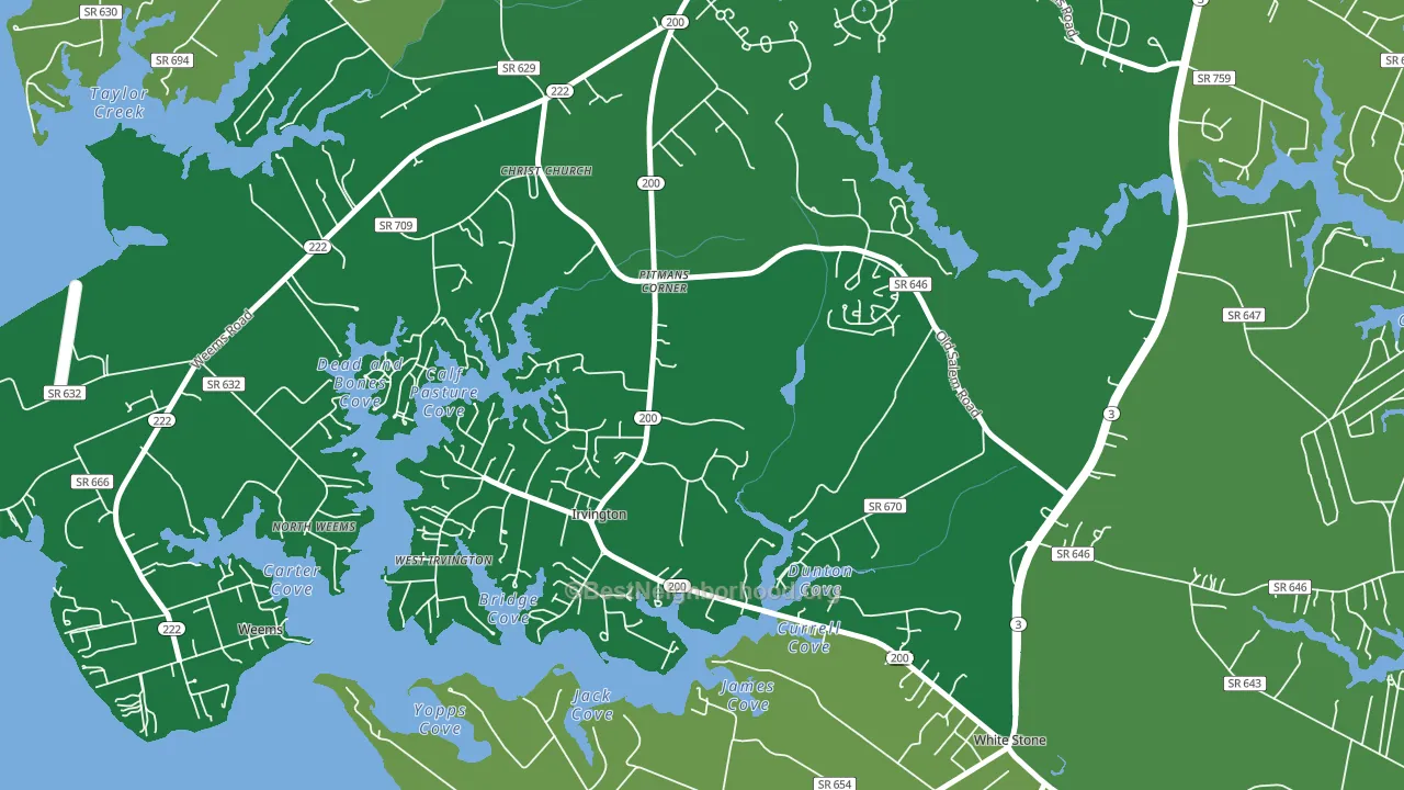 22480, VA block-group voter-turnout map