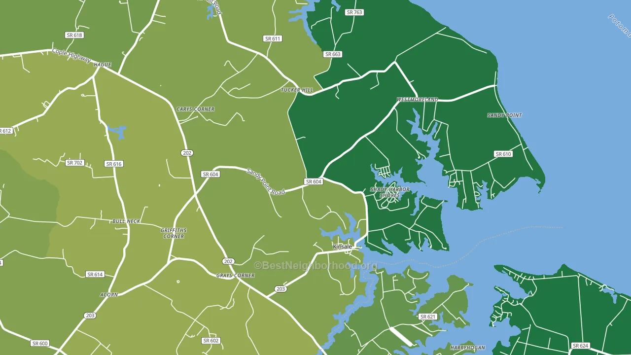 22488, VA block-group voter-turnout map