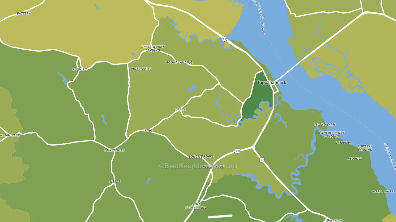22560, VA block-group voter-turnout map