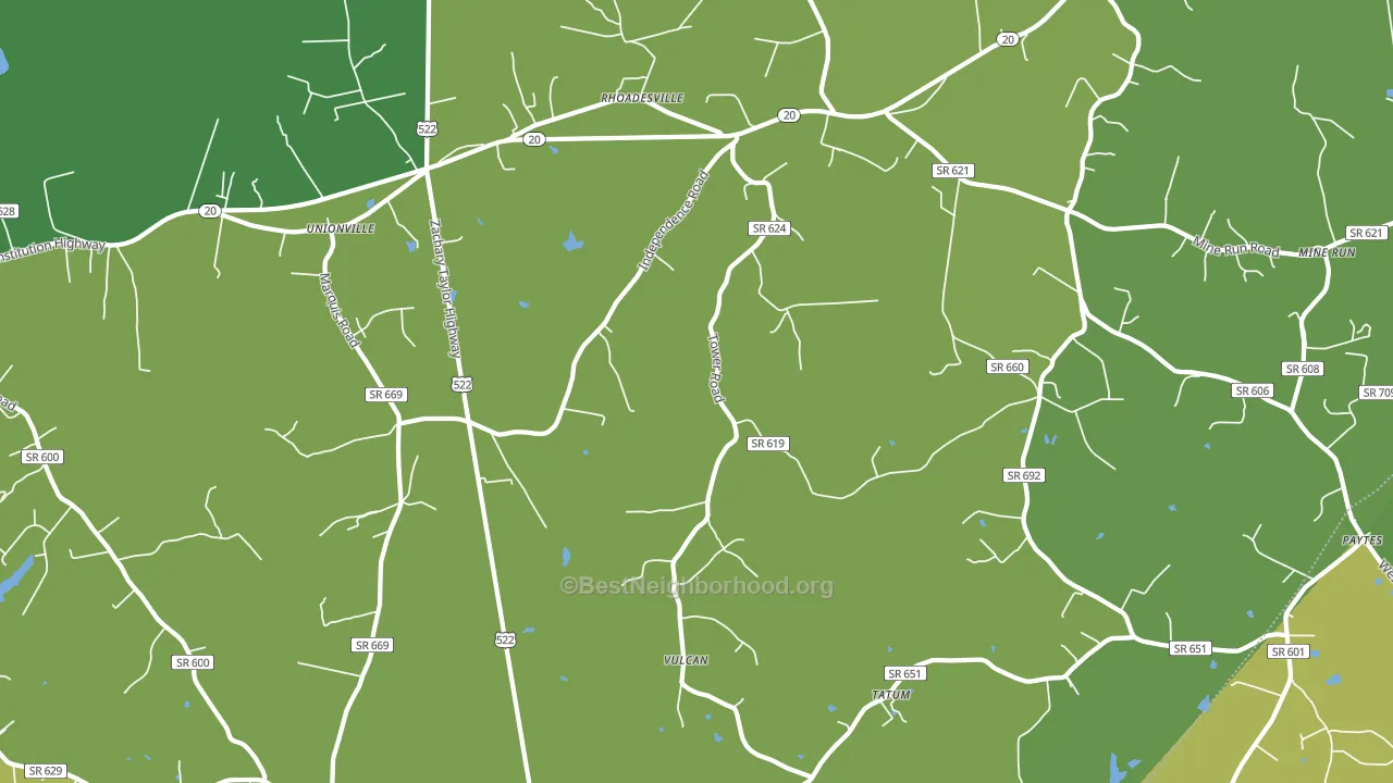 22567, VA block-group voter-turnout map