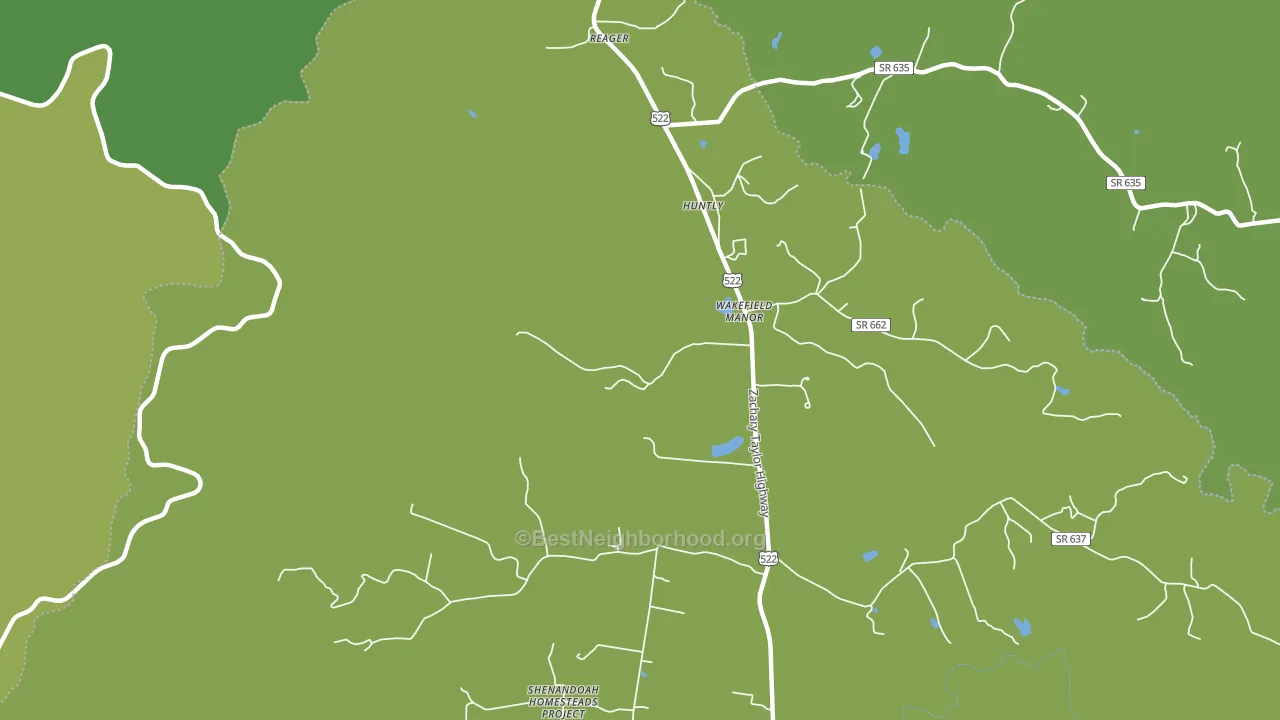 22640, VA block-group voter-turnout map