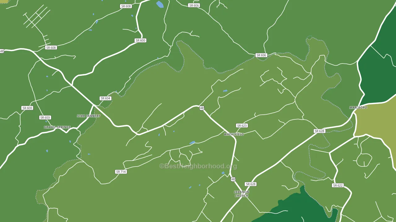 22641, VA block-group voter-turnout map