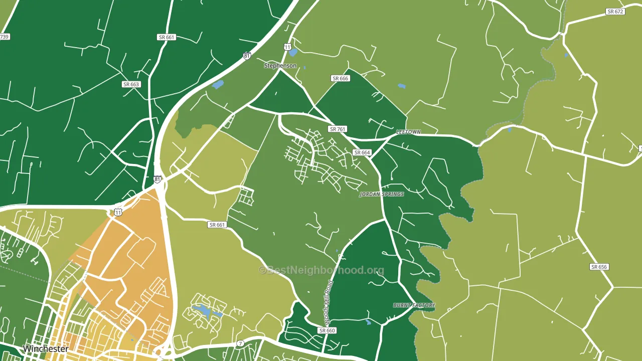 22656, VA block-group voter-turnout map