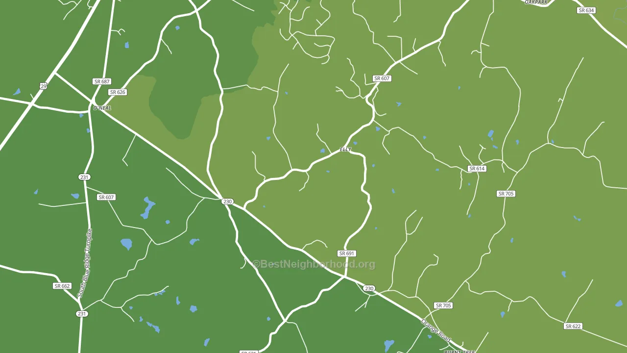 22709, VA block-group voter-turnout map