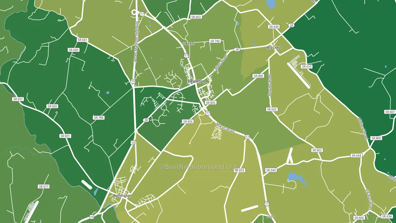 22712, VA block-group voter-turnout map