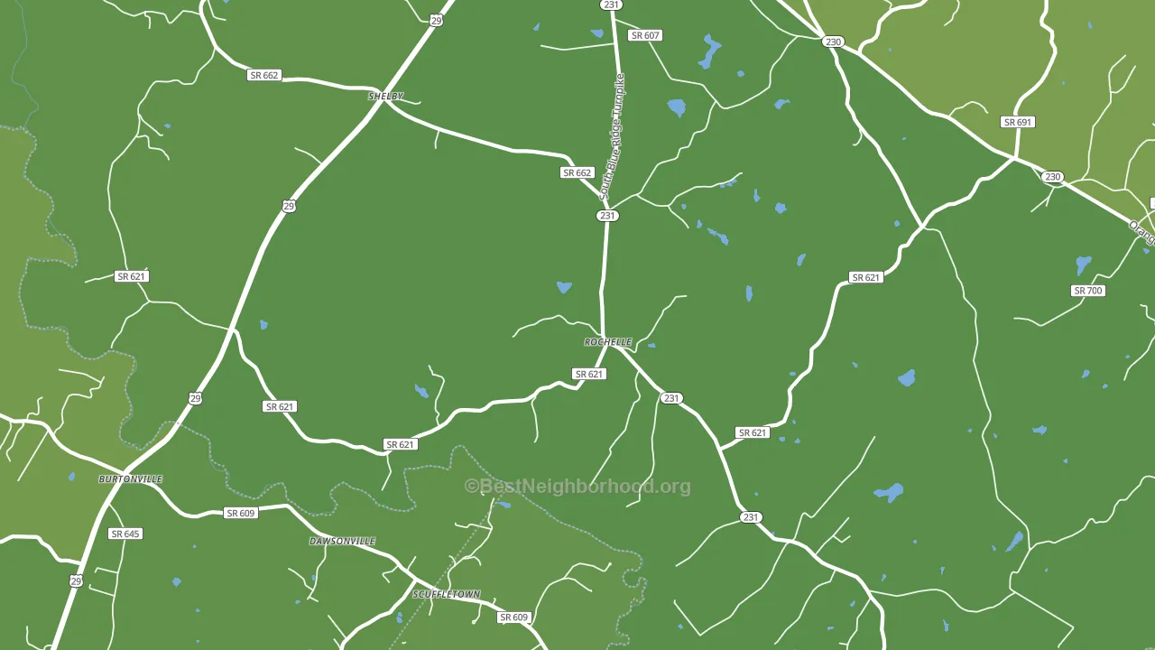 22738, VA block-group voter-turnout map