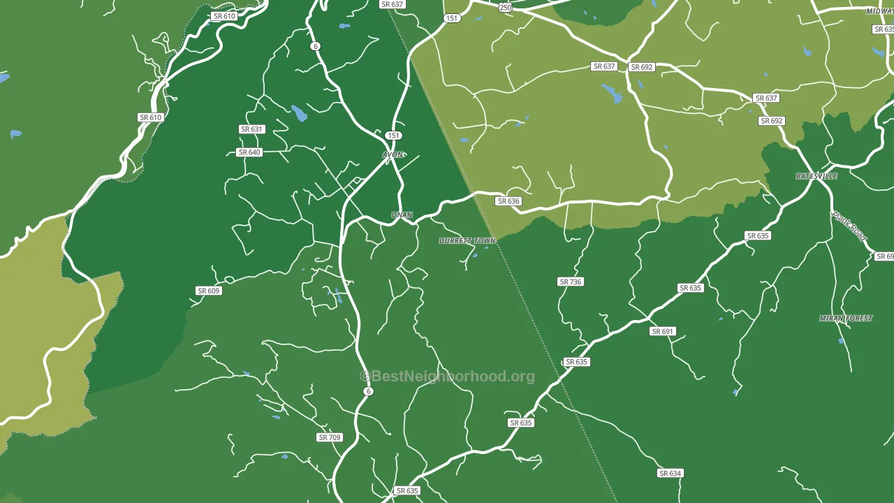 22920, VA block-group voter-turnout map