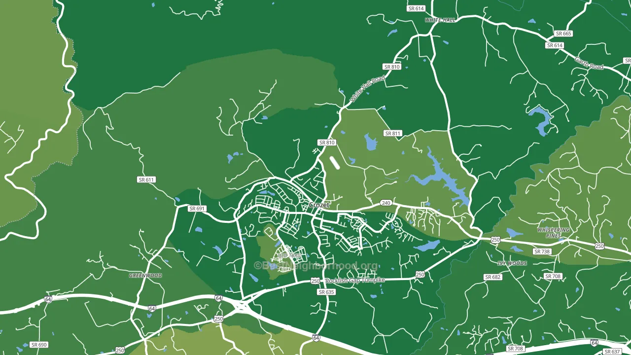 22932, VA block-group voter-turnout map