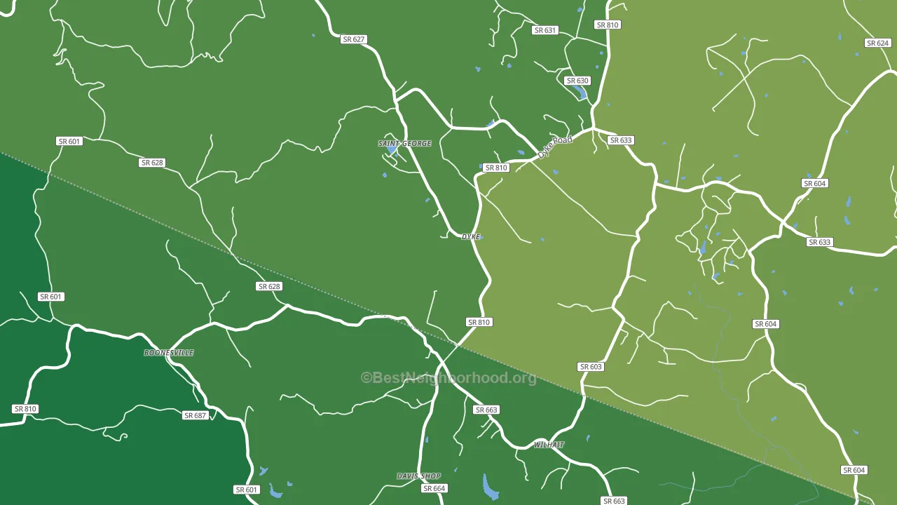 22935, VA block-group voter-turnout map