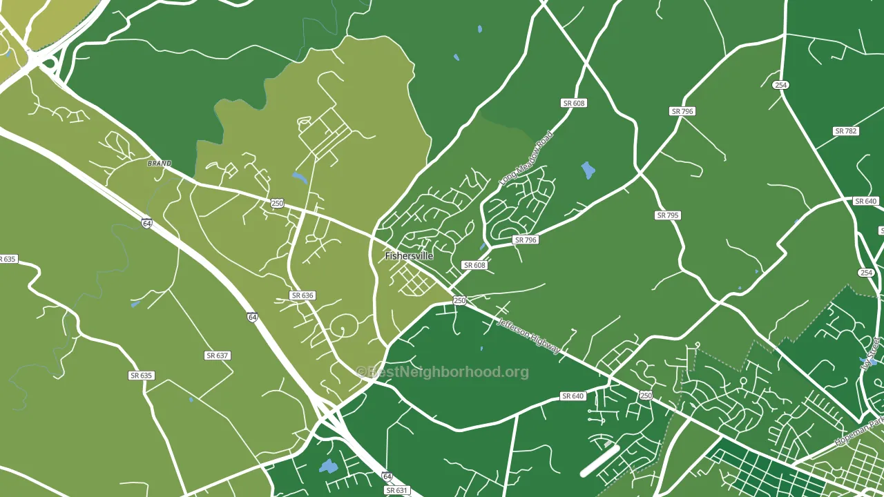 22939, VA block-group voter-turnout map