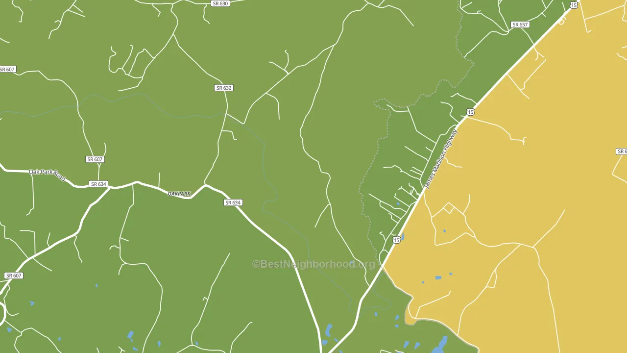 22948, VA block-group voter-turnout map