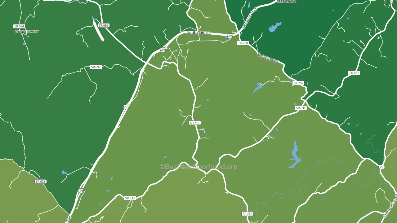22959, VA block-group voter-turnout map