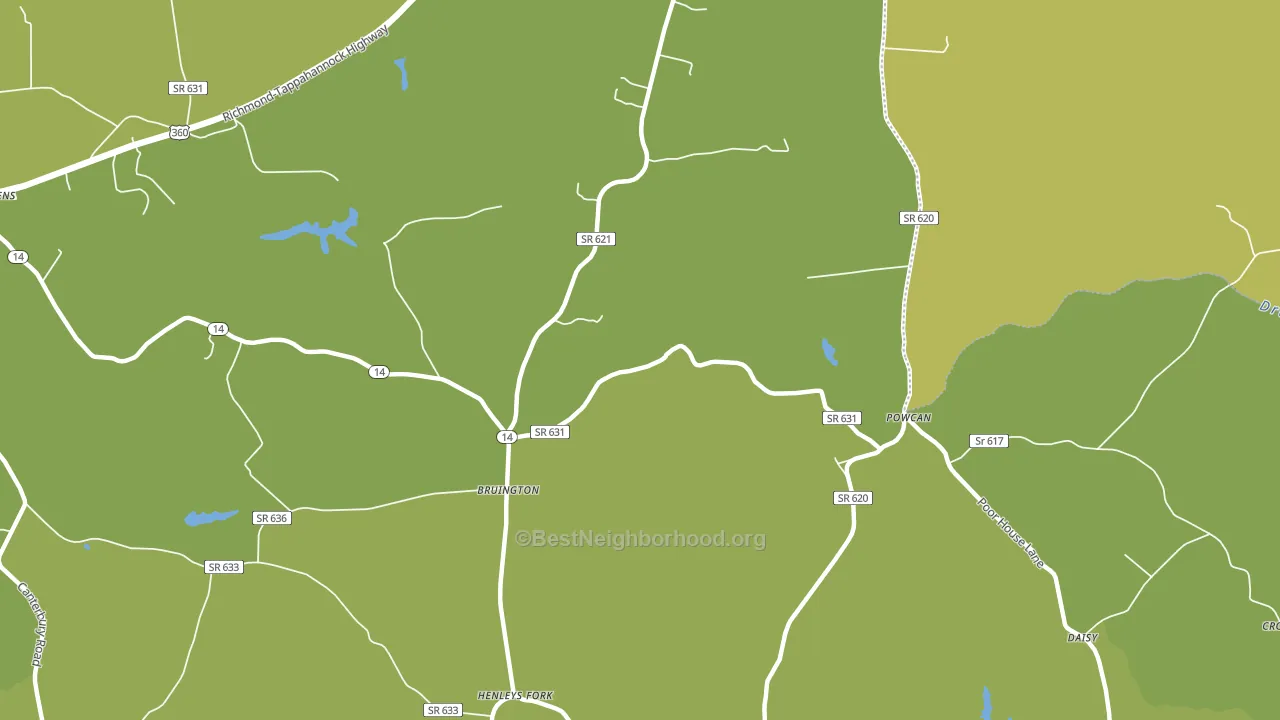 23023, VA block-group voter-turnout map