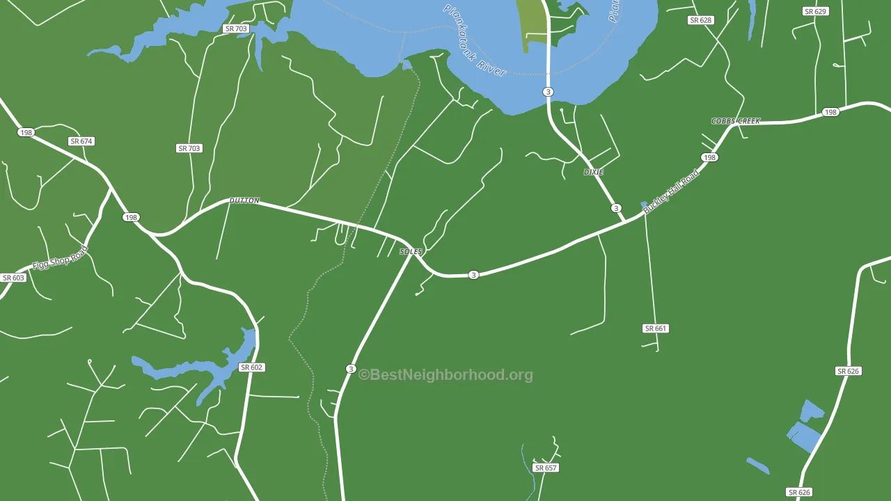 23050, VA block-group voter-turnout map