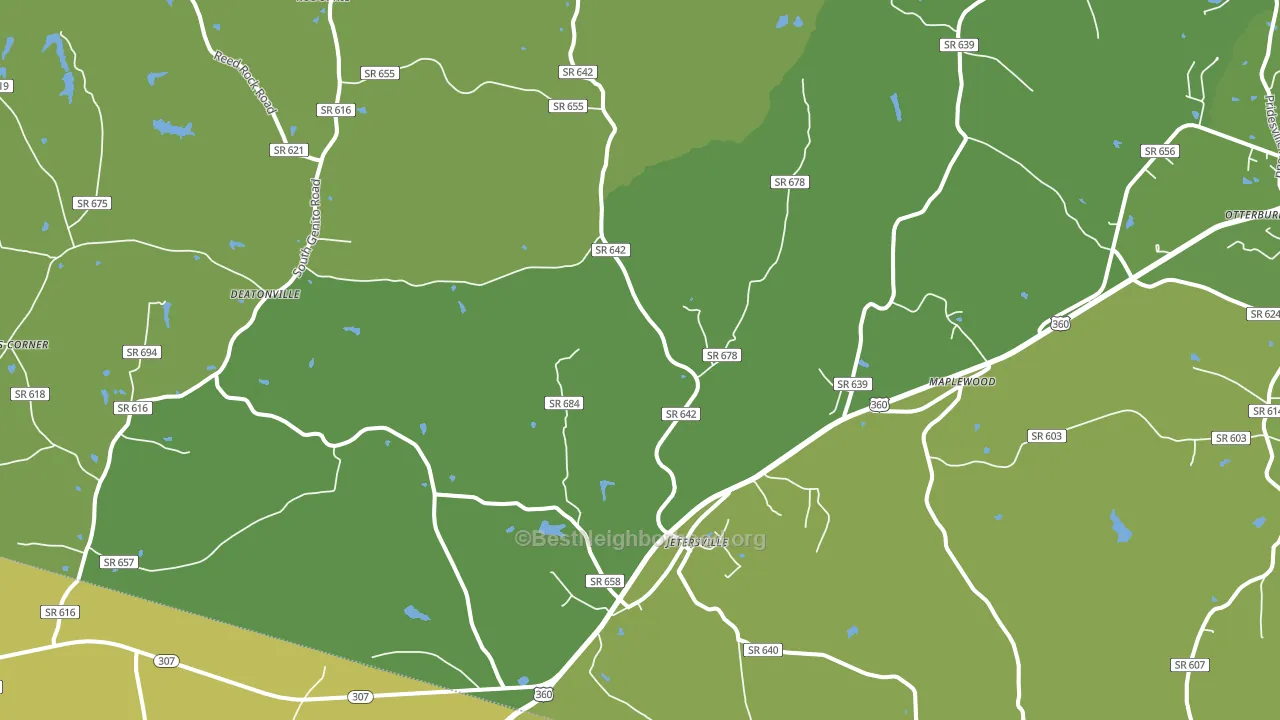 23083, VA block-group voter-turnout map