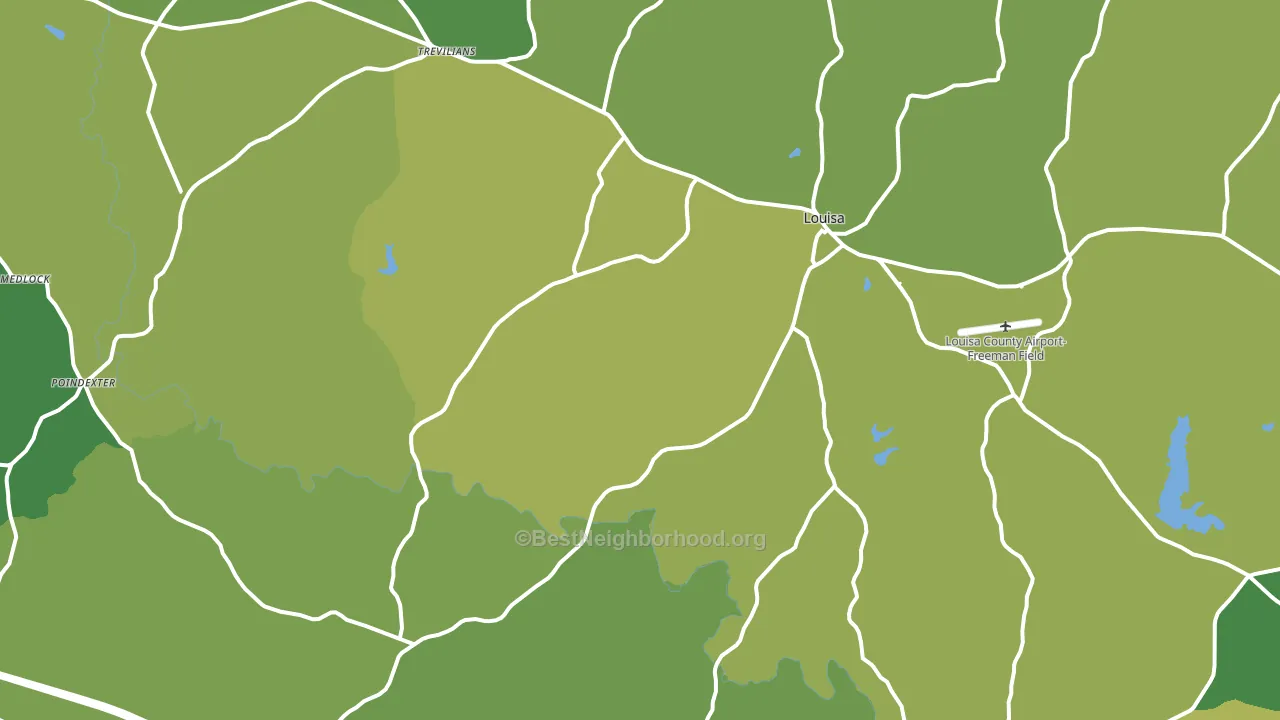 23093, VA block-group voter-turnout map