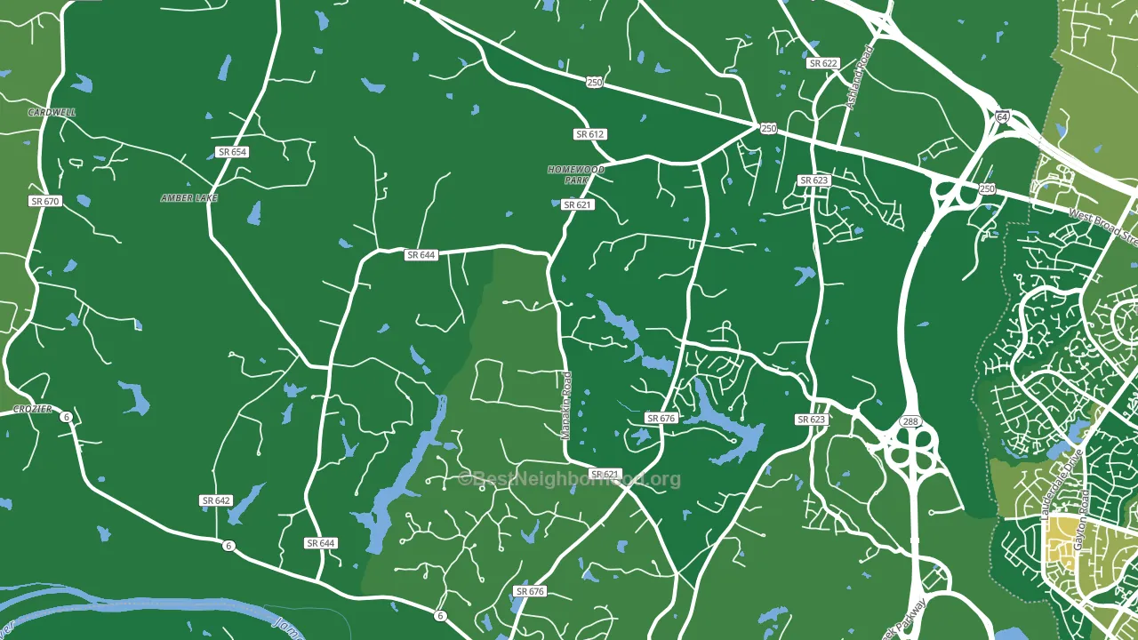 23103, VA block-group voter-turnout map