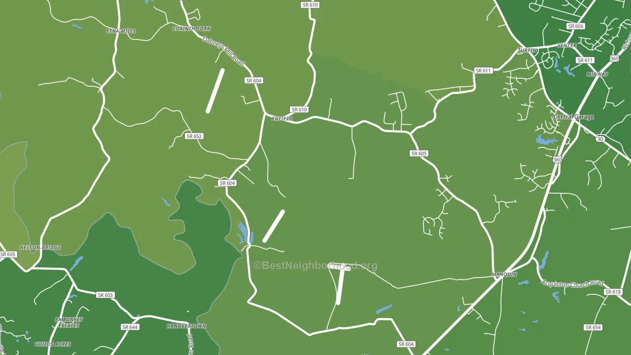 23106, VA block-group voter-turnout map