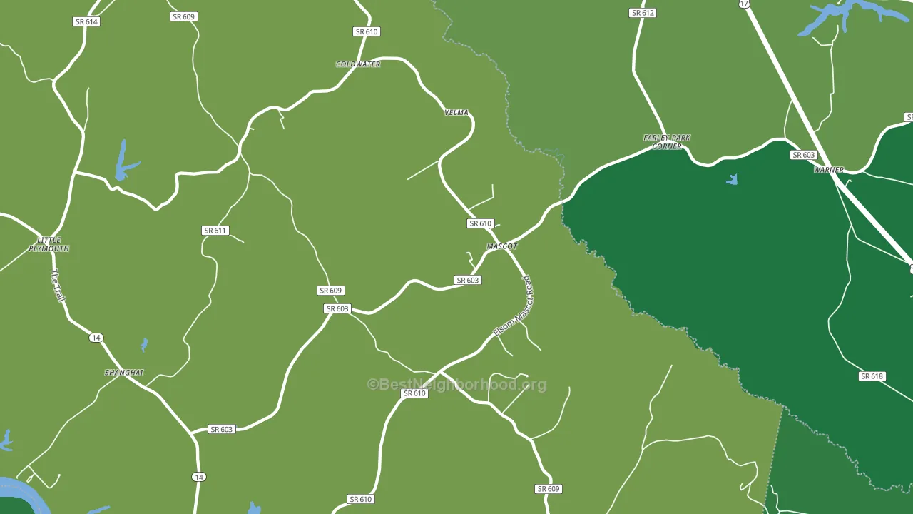 23108, VA block-group voter-turnout map