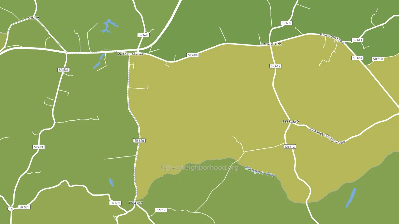 23115, VA block-group voter-turnout map
