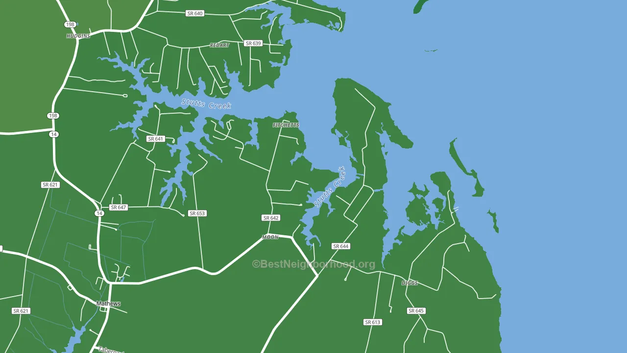 23119, VA block-group voter-turnout map