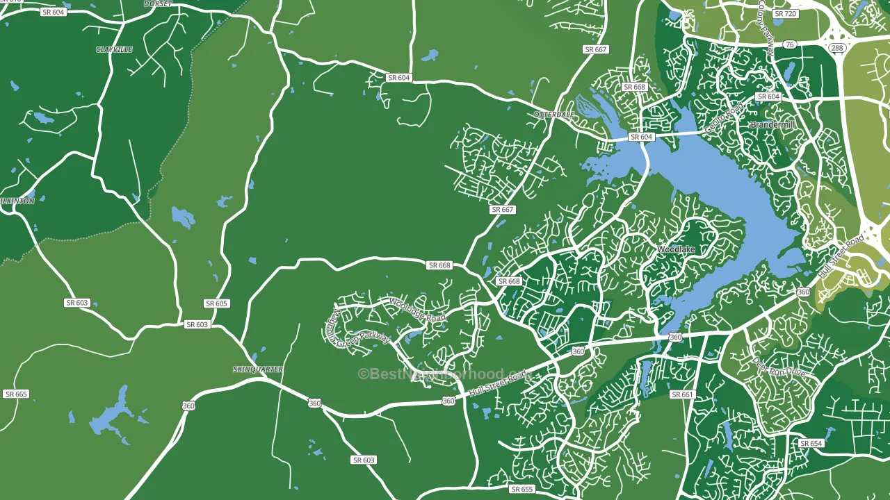 23120, VA block-group voter-turnout map