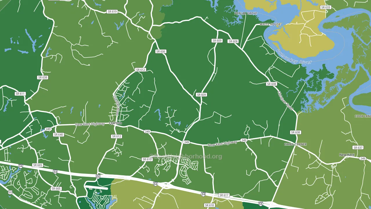 23124, VA block-group voter-turnout map