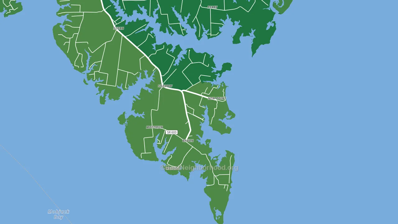 23125, VA block-group voter-turnout map
