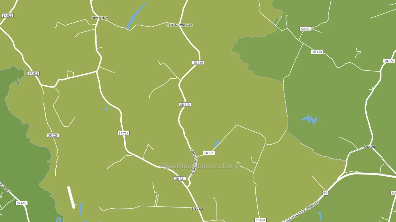 23148, VA block-group voter-turnout map