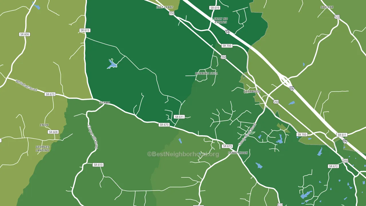 23153, VA block-group voter-turnout map