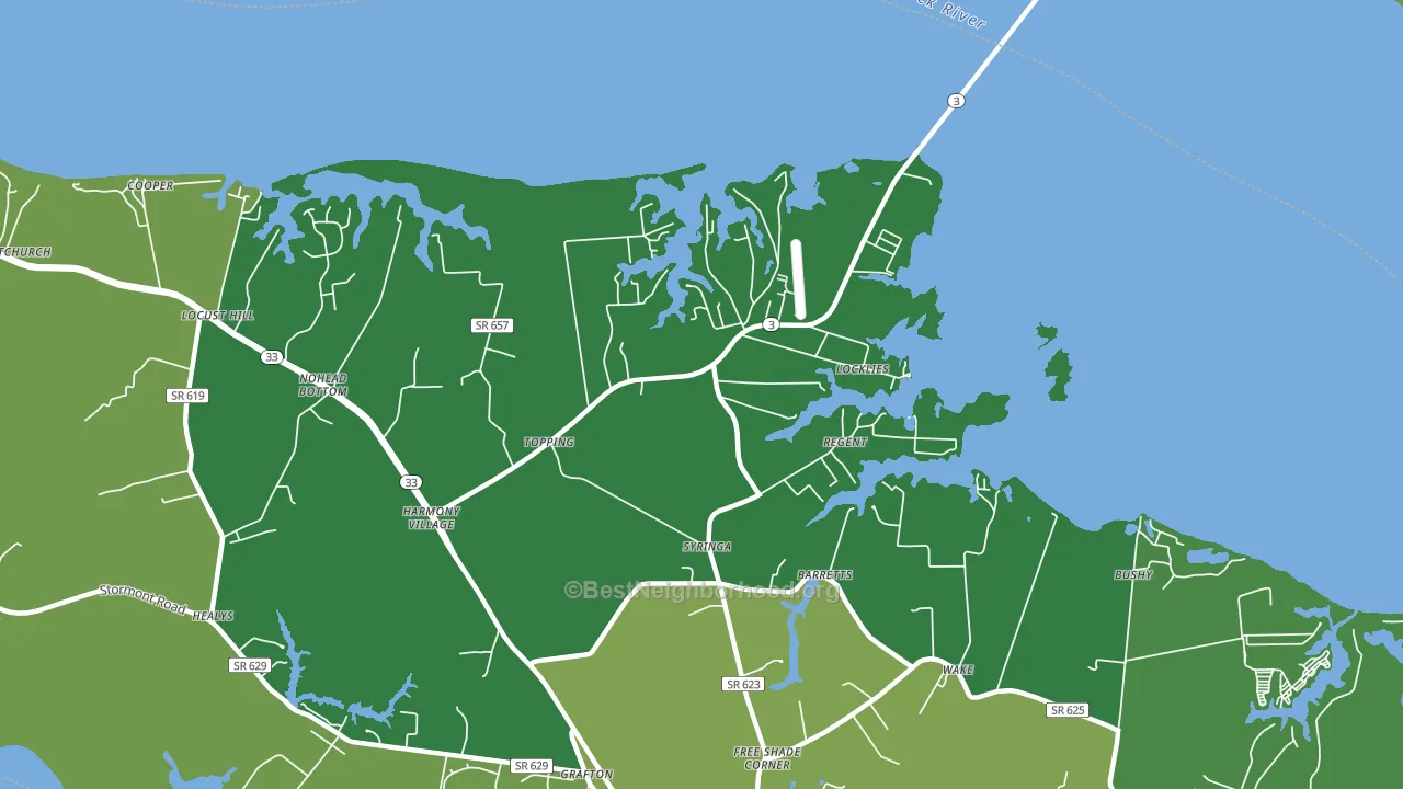 23169, VA block-group voter-turnout map