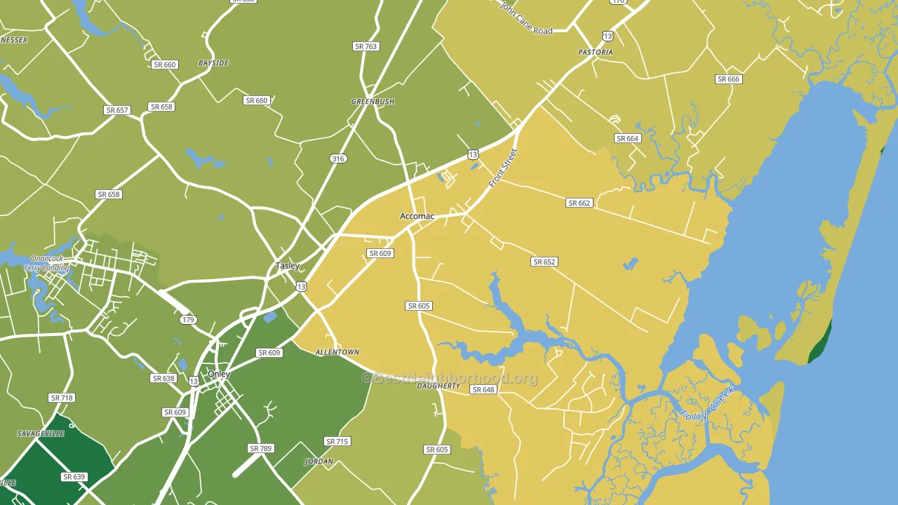 23301, VA block-group voter-turnout map