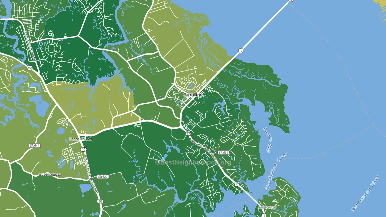 23314, VA block-group voter-turnout map