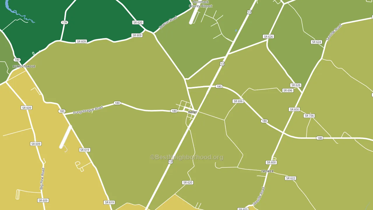 23401, VA block-group voter-turnout map
