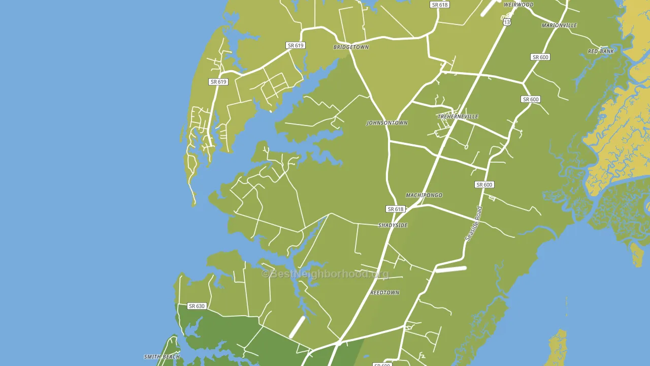 23405, VA block-group voter-turnout map