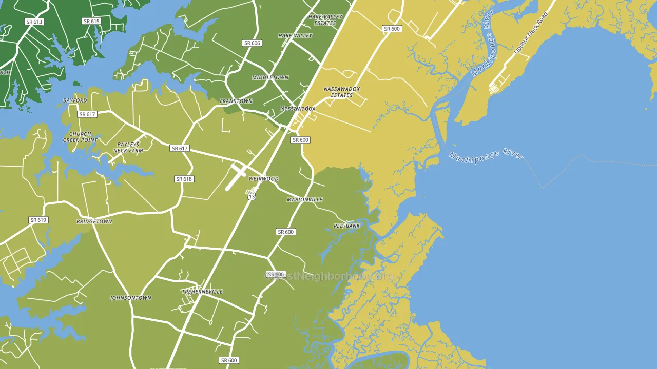 23408, VA block-group voter-turnout map