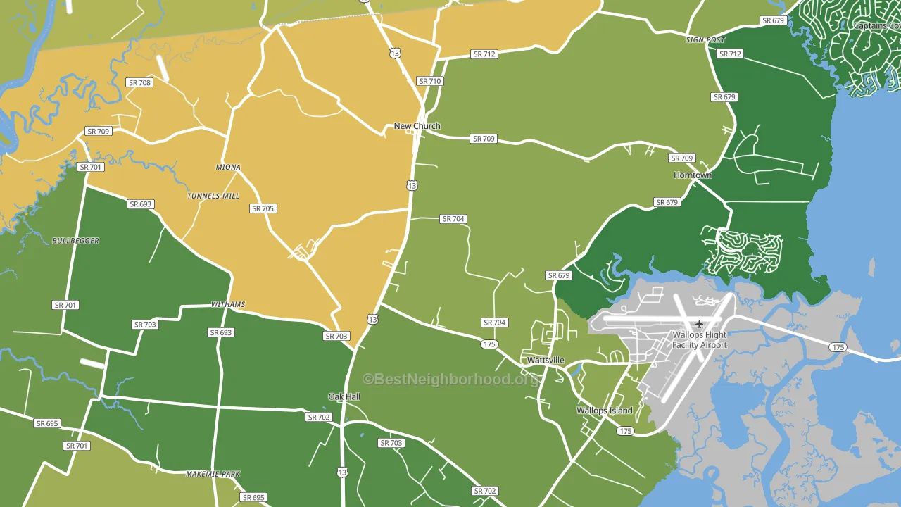 23415, VA block-group voter-turnout map