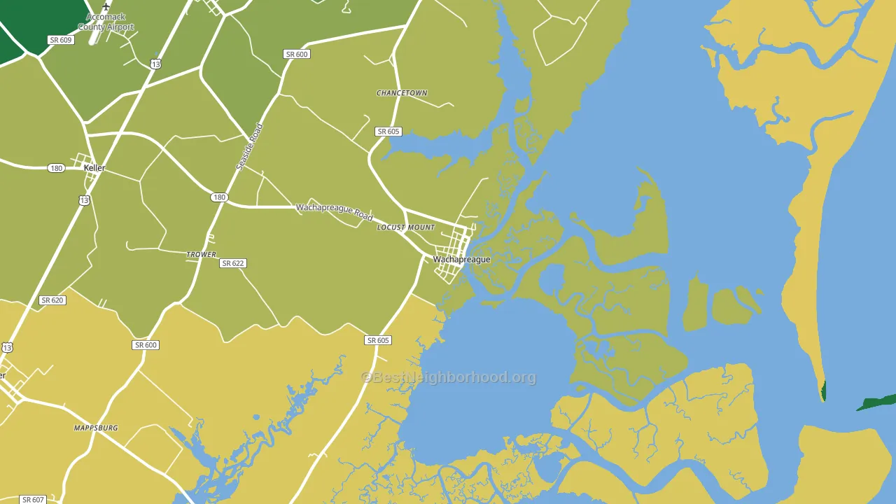 23480, VA block-group voter-turnout map
