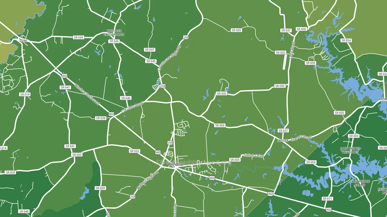 23487, VA block-group voter-turnout map