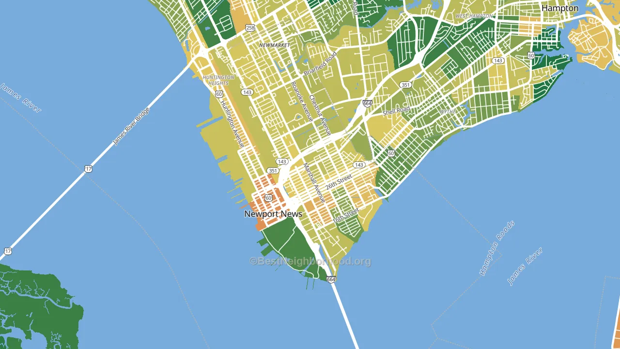 23607, VA block-group voter-turnout map