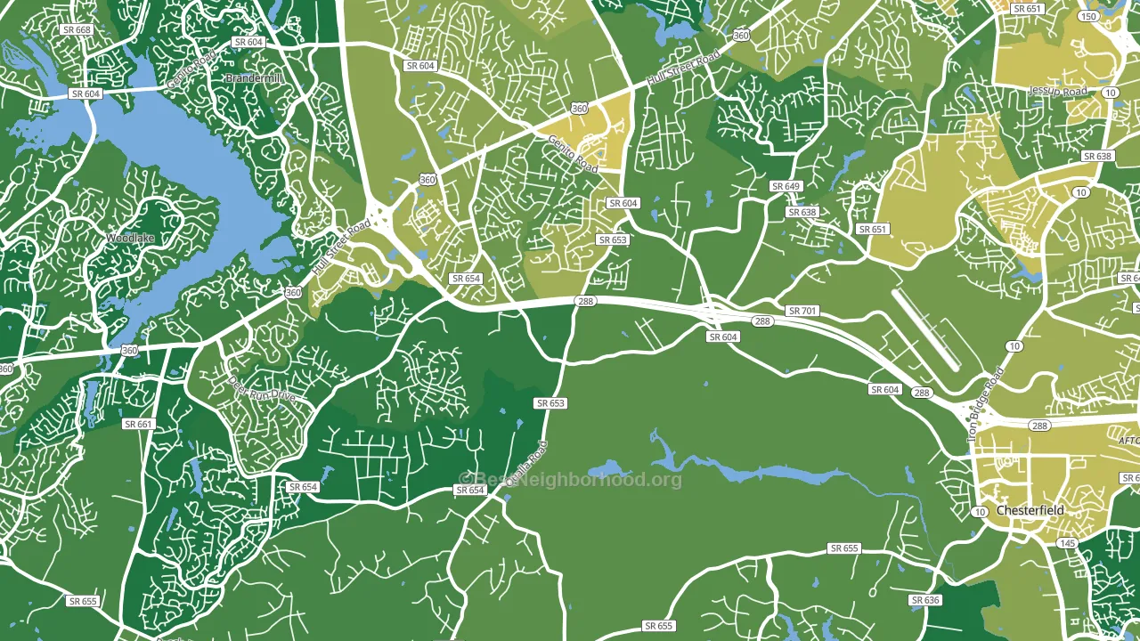 23832, VA block-group voter-turnout map
