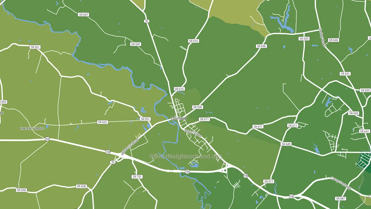 23837, VA block-group voter-turnout map