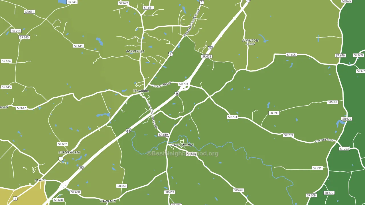 23841, VA block-group voter-turnout map