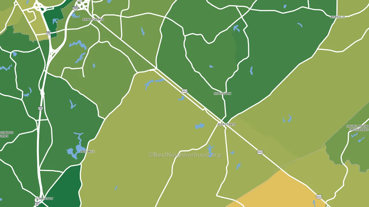 23842, VA block-group voter-turnout map