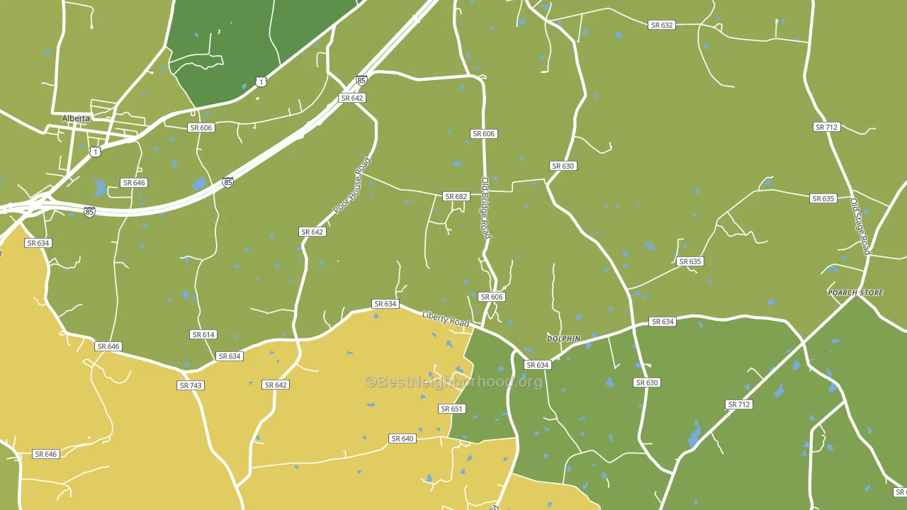 23843, VA block-group voter-turnout map
