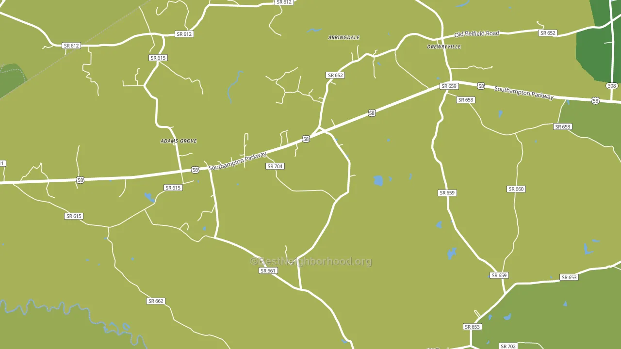 23844, VA block-group voter-turnout map