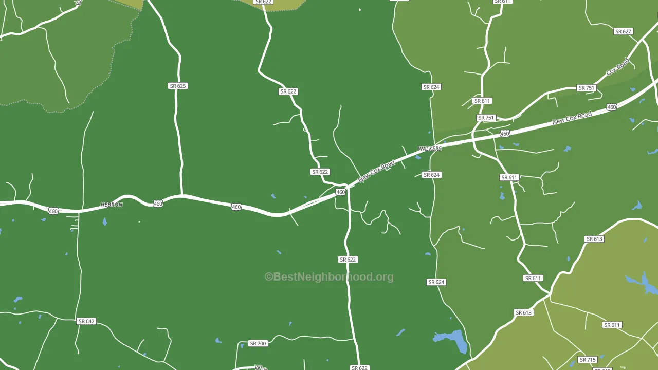23850, VA block-group voter-turnout map